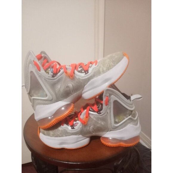 Nike LeBron 19 XIX GS 6Y Fast Food Basketball Shoes Sneakers Orange DD0418-001 - Picture 14 of 16